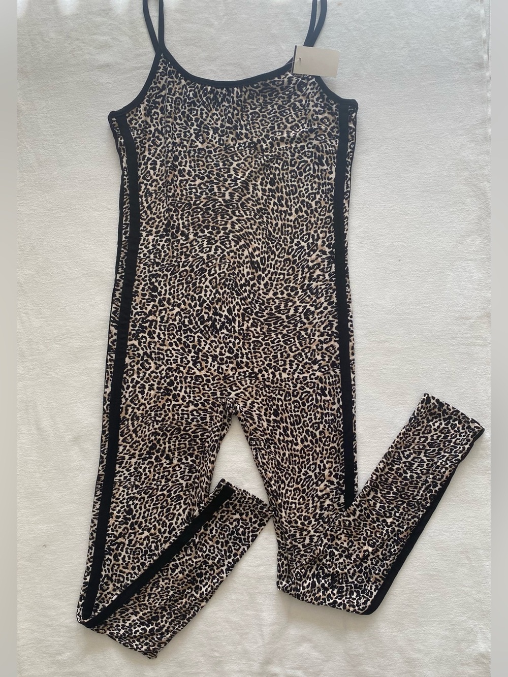 Sexy SOFT Loungewear Leopard Print Catsuit - NWT